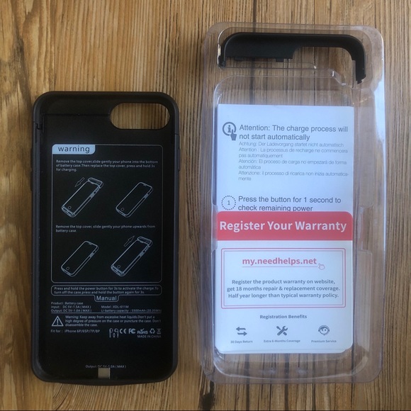 battery case for iphone 6+, 6S+, 7+, 8+ - Picture 4 of 5